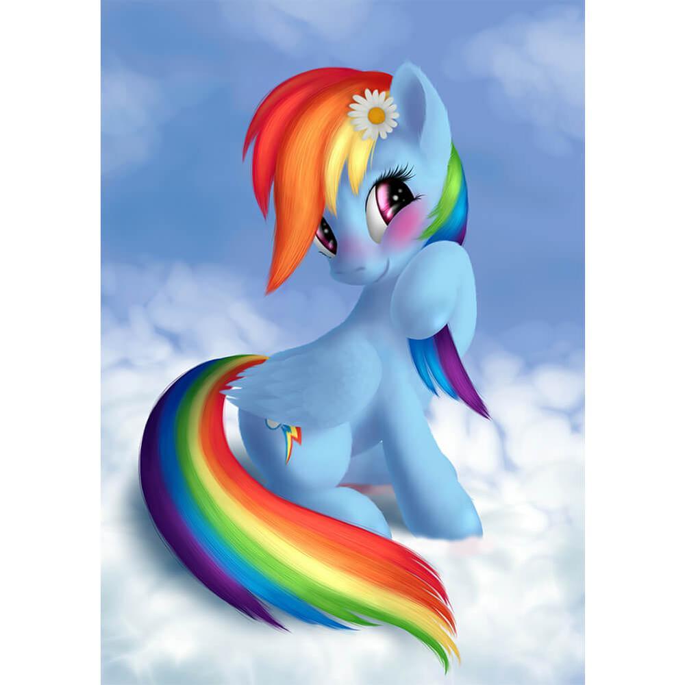 Free Cartoon Unicorn - MyCraftsGfit - Free 5D Diamond Painting