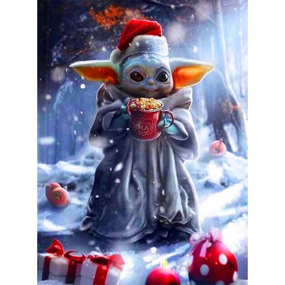 Free Cartoon Yoda - MyCraftsGfit - Free 5D Diamond Painting