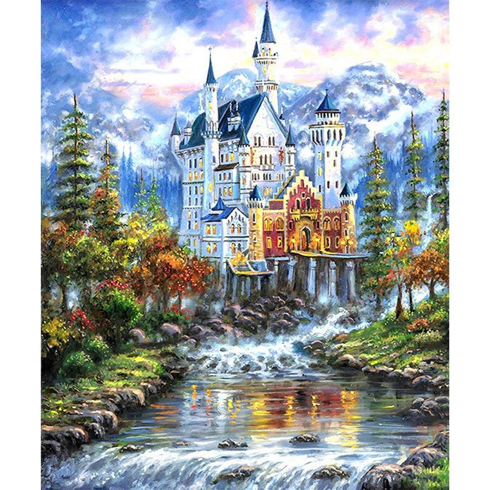 Free Castle - MyCraftsGfit - Free 5D Diamond Painting