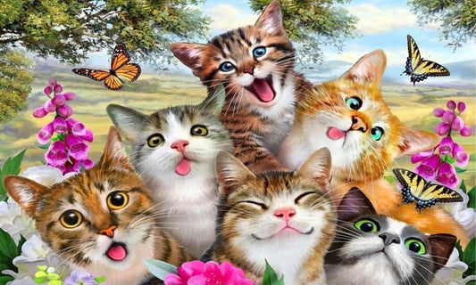 Free Cat - MyCraftsGfit - Free 5D Diamond Painting