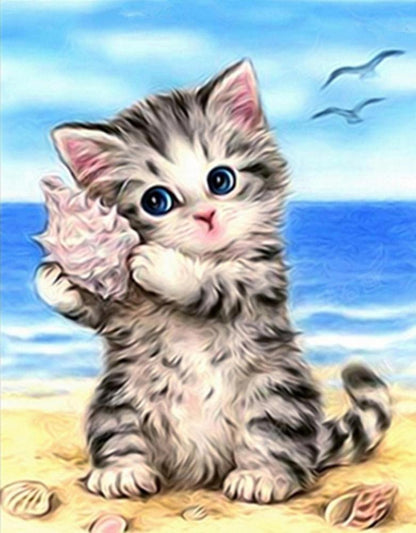 Free Cat - MyCraftsGfit - Free 5D Diamond Painting