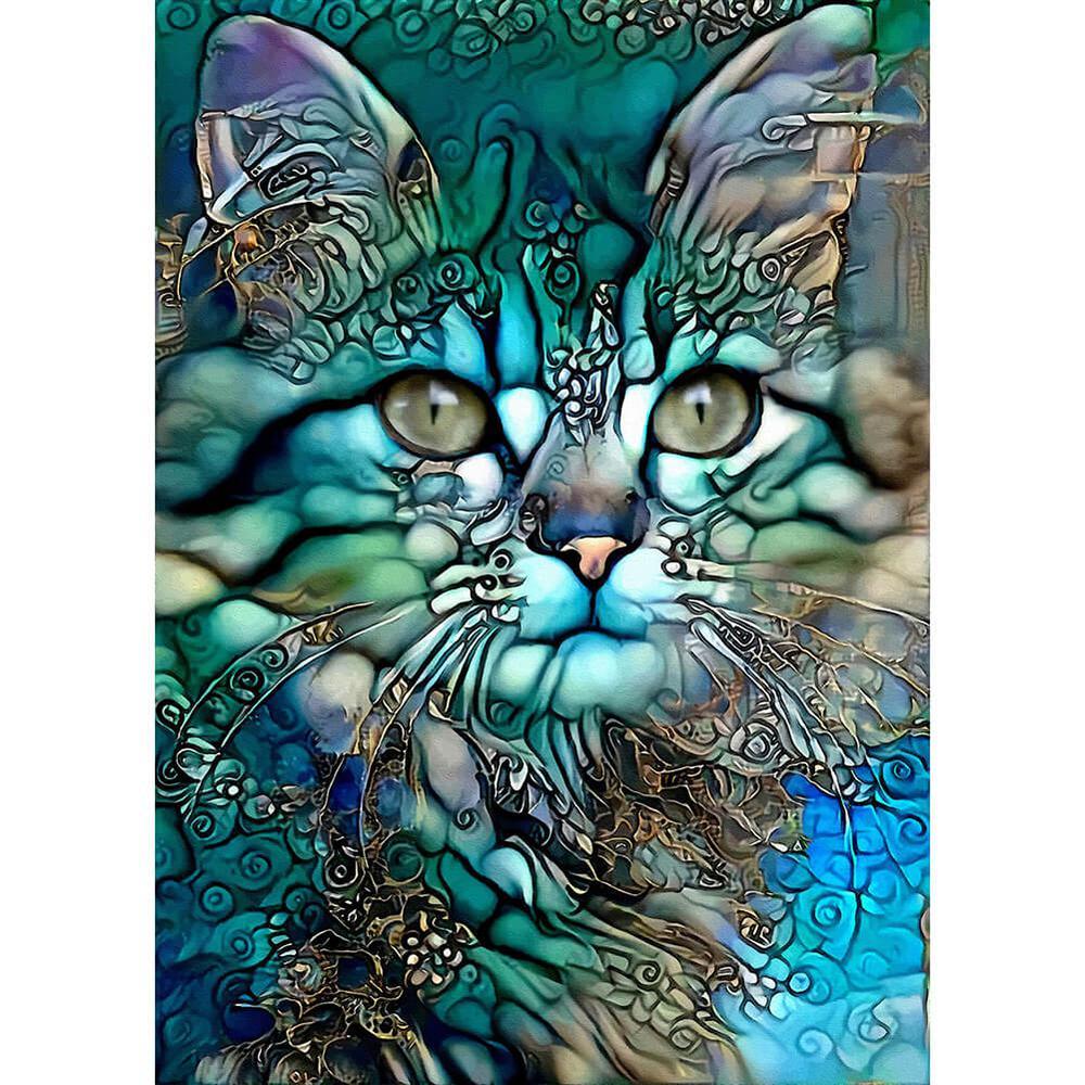 Cat - MyCraftsGfit - Free 5D Diamond Painting