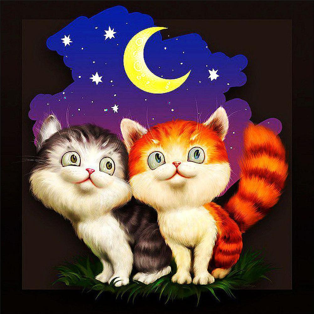 Cat Free 5D Diamond Painting Kits MyCraftsGfit - Free 5D Diamond Painting mycraftsgift.com