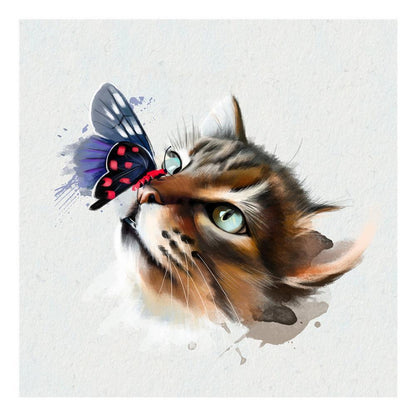 Free Cat - MyCraftsGfit - Free 5D Diamond Painting