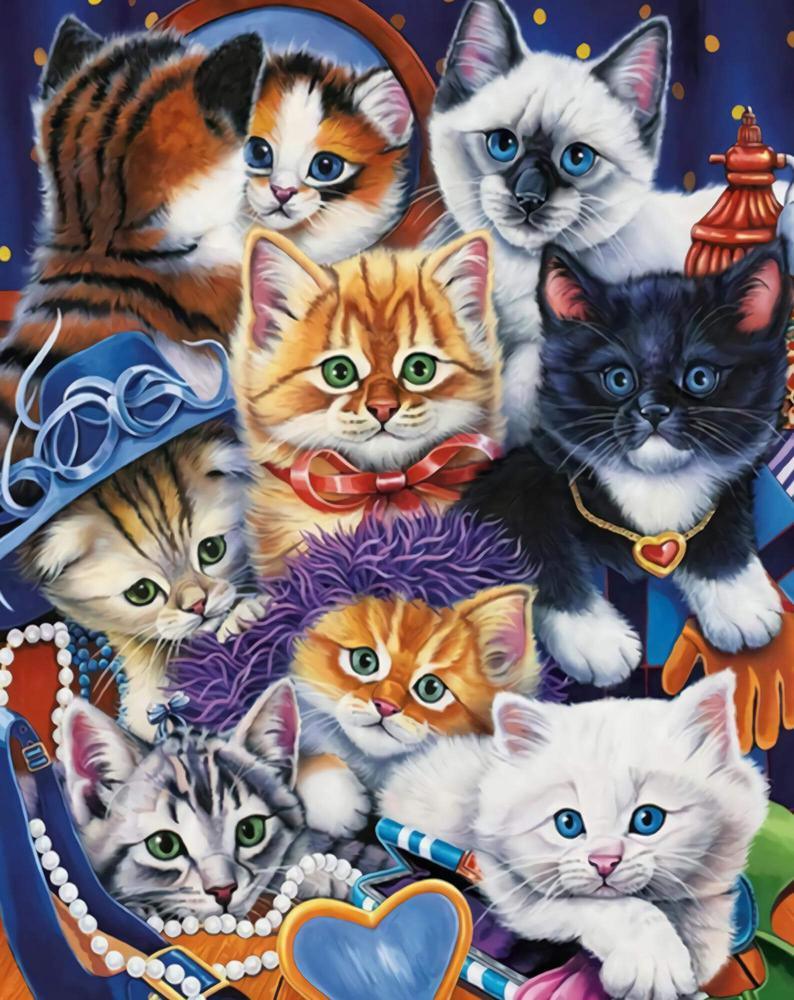 Free Cat - MyCraftsGfit - Free 5D Diamond Painting