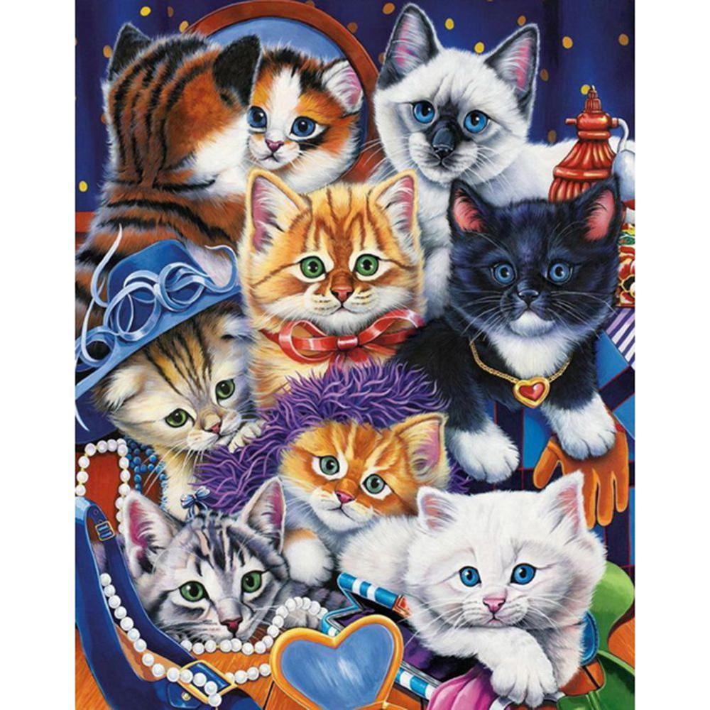 Free Cat - MyCraftsGfit - Free 5D Diamond Painting