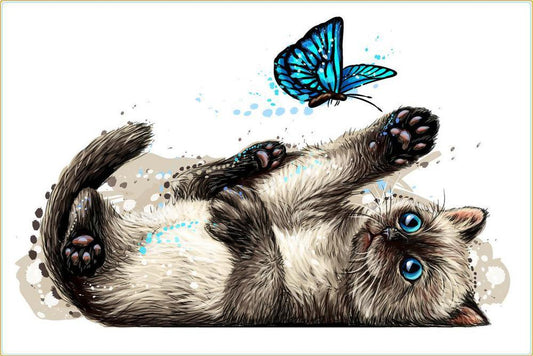 Free Cat - MyCraftsGfit - Free 5D Diamond Painting