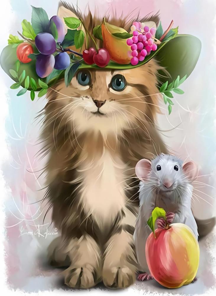 Free Cat - MyCraftsGfit - Free 5D Diamond Painting