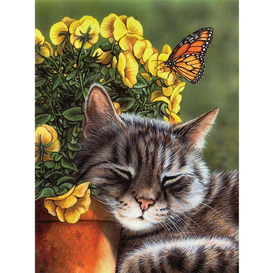 Free Cat - MyCraftsGfit - Free 5D Diamond Painting