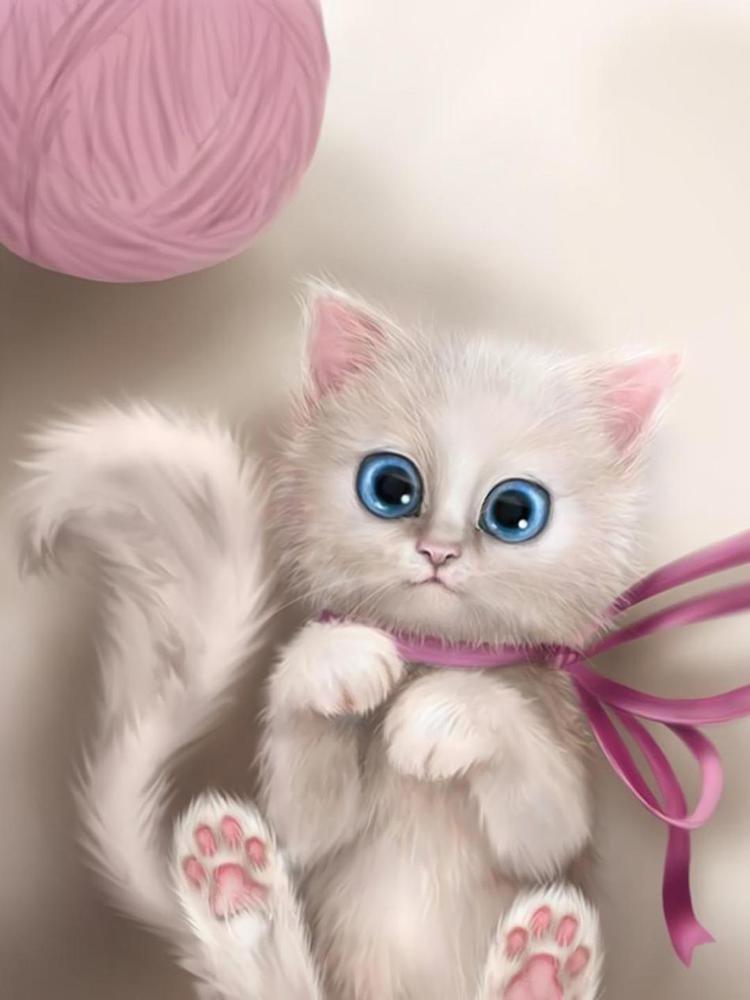 Free Cat - MyCraftsGfit - Free 5D Diamond Painting