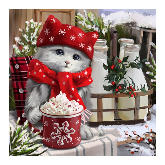 Free Cat - MyCraftsGfit - Free 5D Diamond Painting