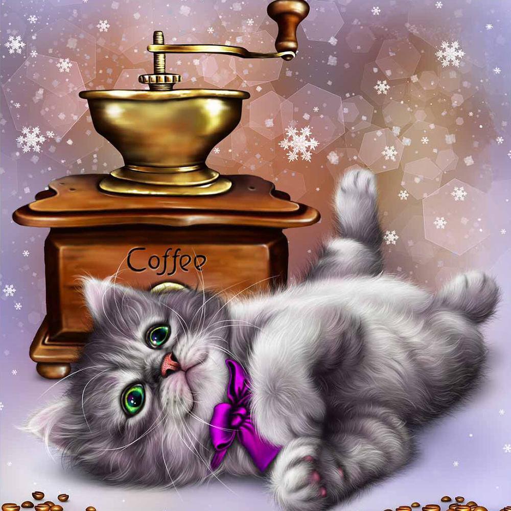 Free Cat - MyCraftsGfit - Free 5D Diamond Painting