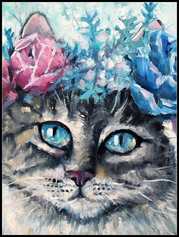 Free Cat - MyCraftsGfit - Free 5D Diamond Painting