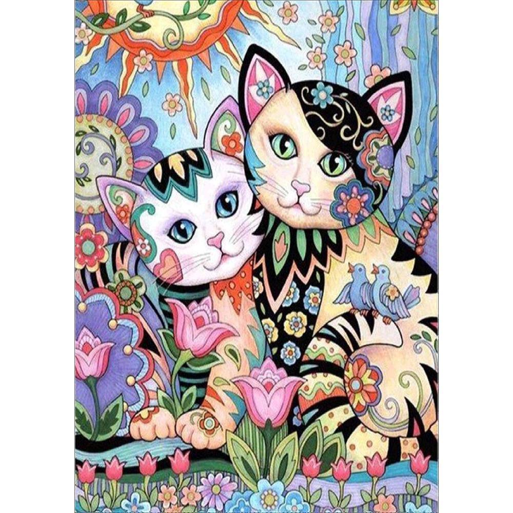 Free Cats - MyCraftsGfit - Free 5D Diamond Painting