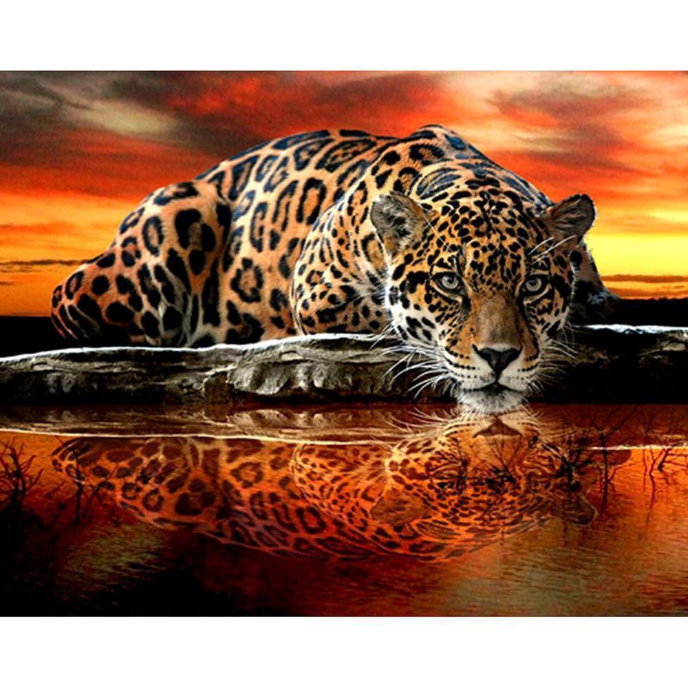 Free Cheetah - MyCraftsGfit - Free 5D Diamond Painting