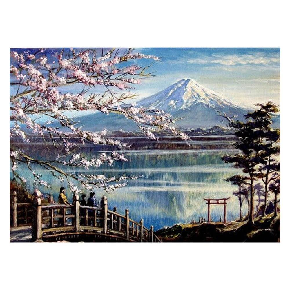 Free Cherry Blossom - MyCraftsGfit - Free 5D Diamond Painting