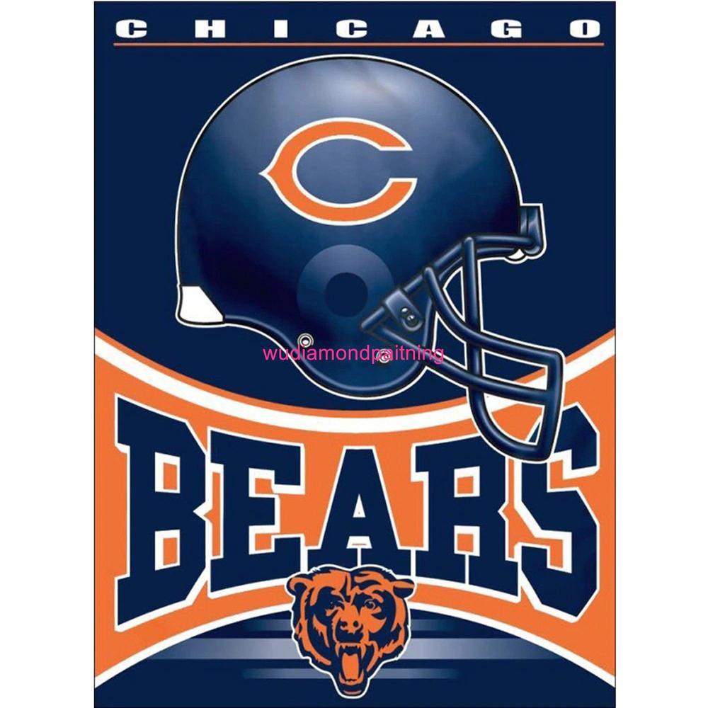 Free Chicago Bears - MyCraftsGfit - Free 5D Diamond Painting