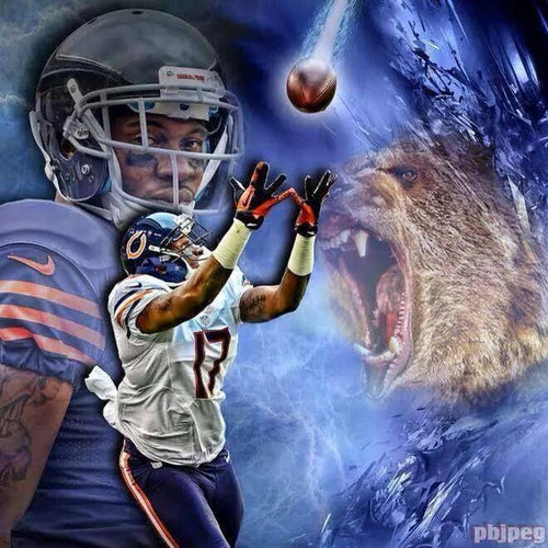 Free Chicago Bears - MyCraftsGfit - Free 5D Diamond Painting