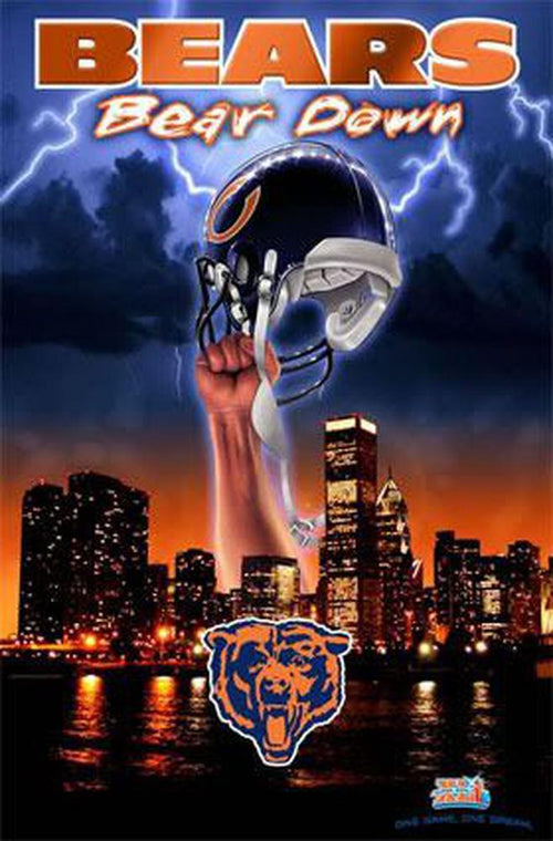 Chicago Bears 5D Diamond Painting Kits MyCraftsGfit - Free 5D Diamond Painting mycraftsgift.com