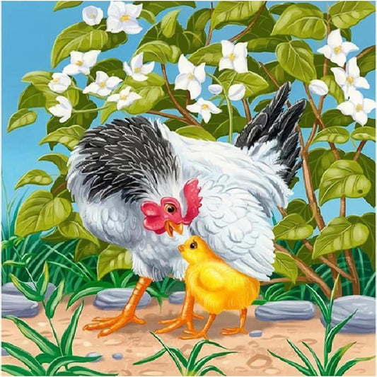 Free Chicken - MyCraftsGfit - Free 5D Diamond Painting