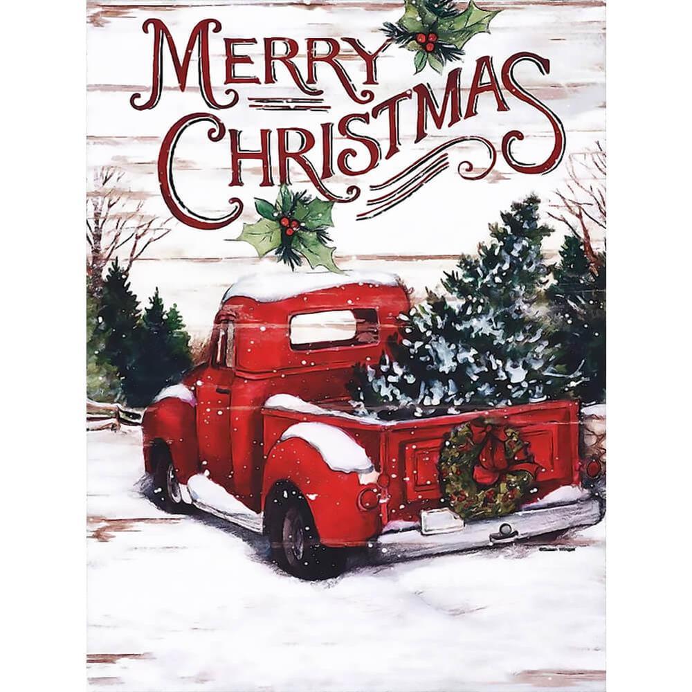 Free Christmas Car - MyCraftsGfit - Free 5D Diamond Painting