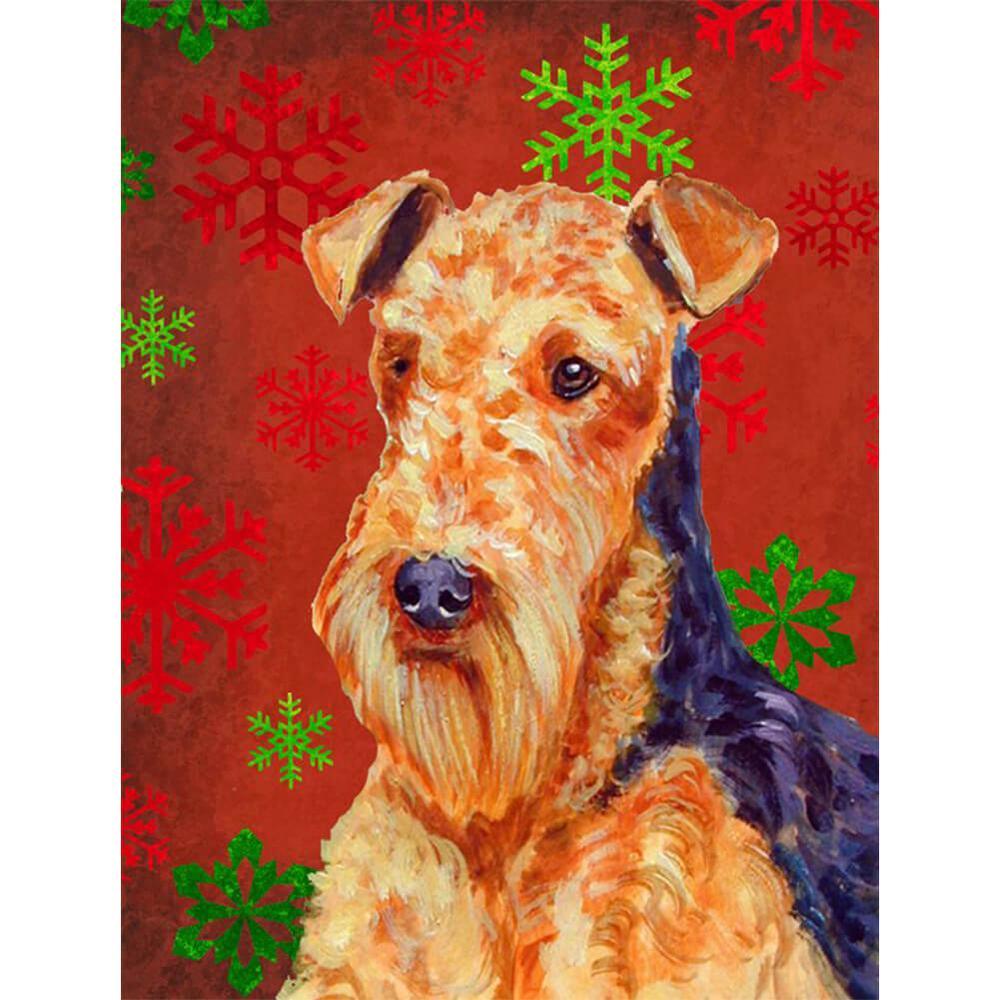 Free Christmas Dog - MyCraftsGfit - Free 5D Diamond Painting