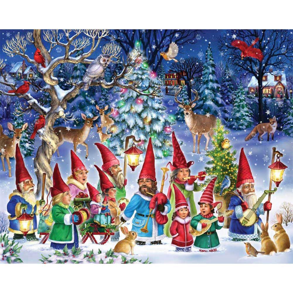 Free Christmas Dwarfs - MyCraftsGfit - Free 5D Diamond Painting