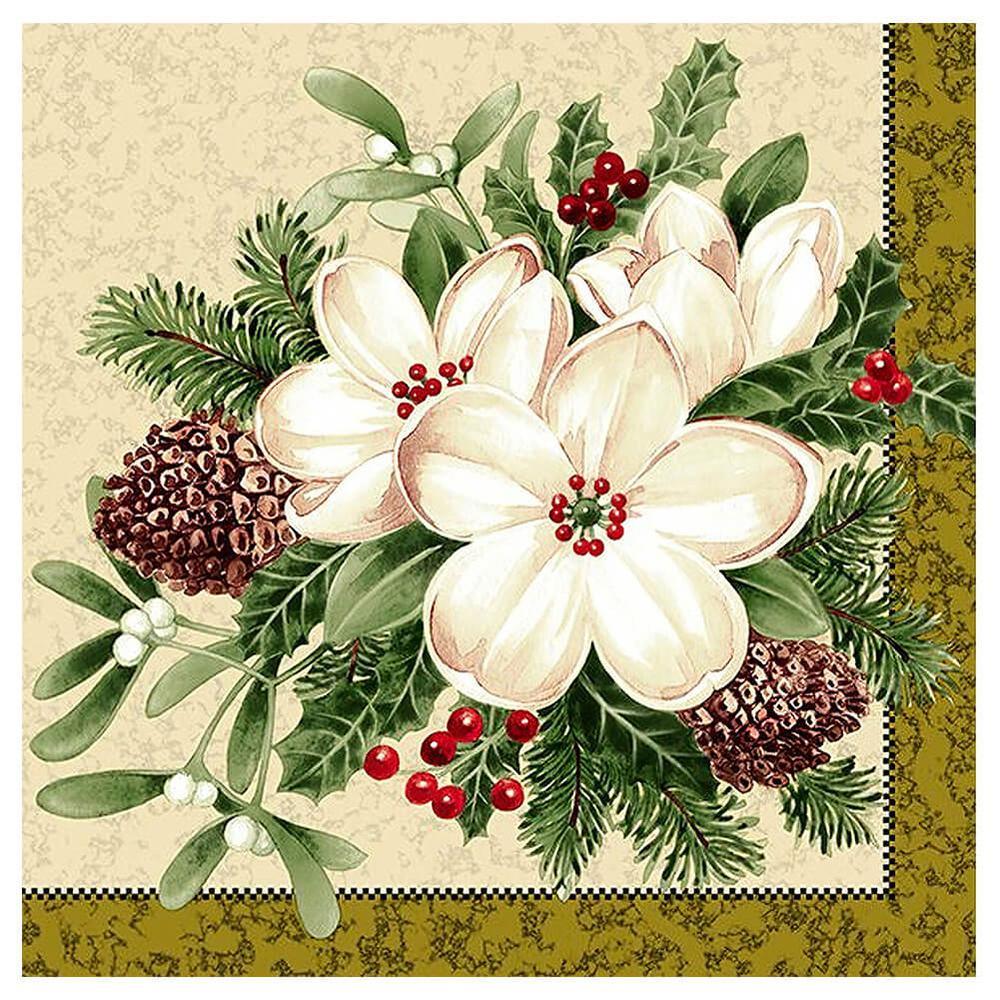 Free Christmas Flower - MyCraftsGfit - Free 5D Diamond Painting