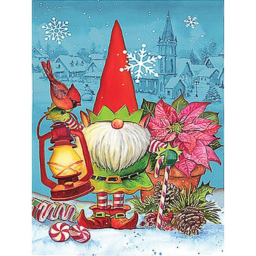 Christmas Gnome Free 5D Diamond Painting Kits MyCraftsGfit - Free 5D Diamond Painting mycraftsgift.com