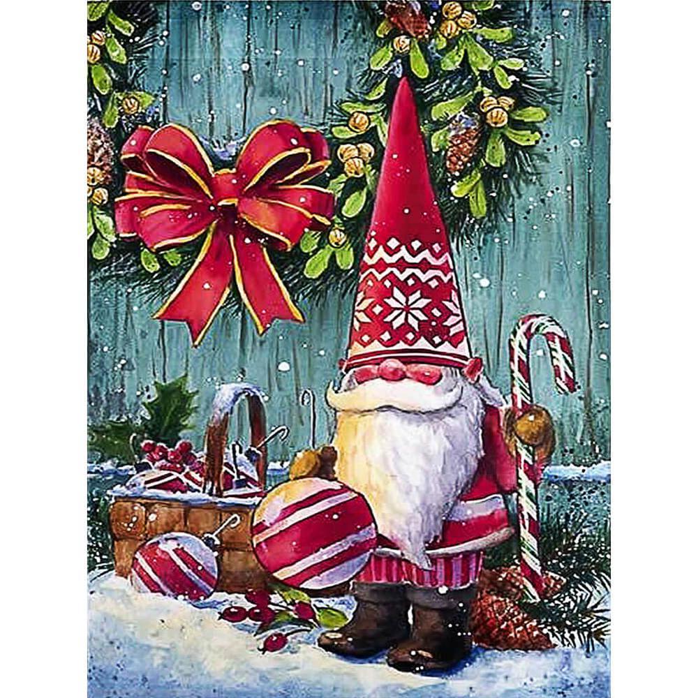 Free Christmas Gnome - MyCraftsGfit - Free 5D Diamond Painting