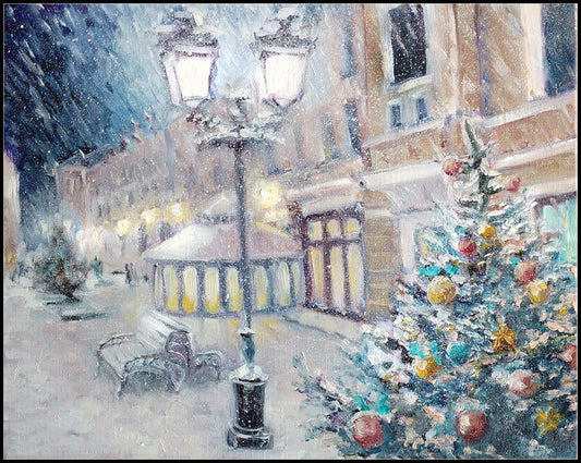 Free Christmas In Painting - MyCraftsGfit - Free 5D Diamond Painting