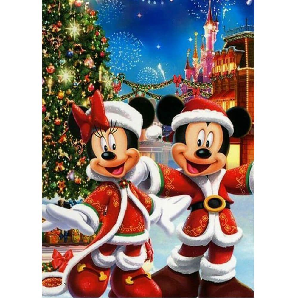 Christmas Mouse Free 5D Diamond Painting Kits MyCraftsGfit - Free 5D Diamond Painting mycraftsgift.com