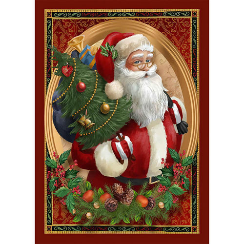 Christmas Santa Free 5D Diamond Painting Kits MyCraftsGfit - Free 5D Diamond Painting mycraftsgift.com