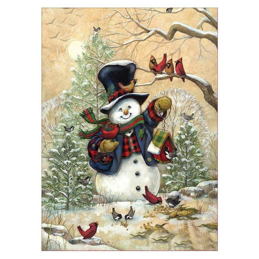 Christmas Snowman Free 5D Diamond Painting Kits MyCraftsGfit - Free 5D Diamond Painting mycraftsgift.com