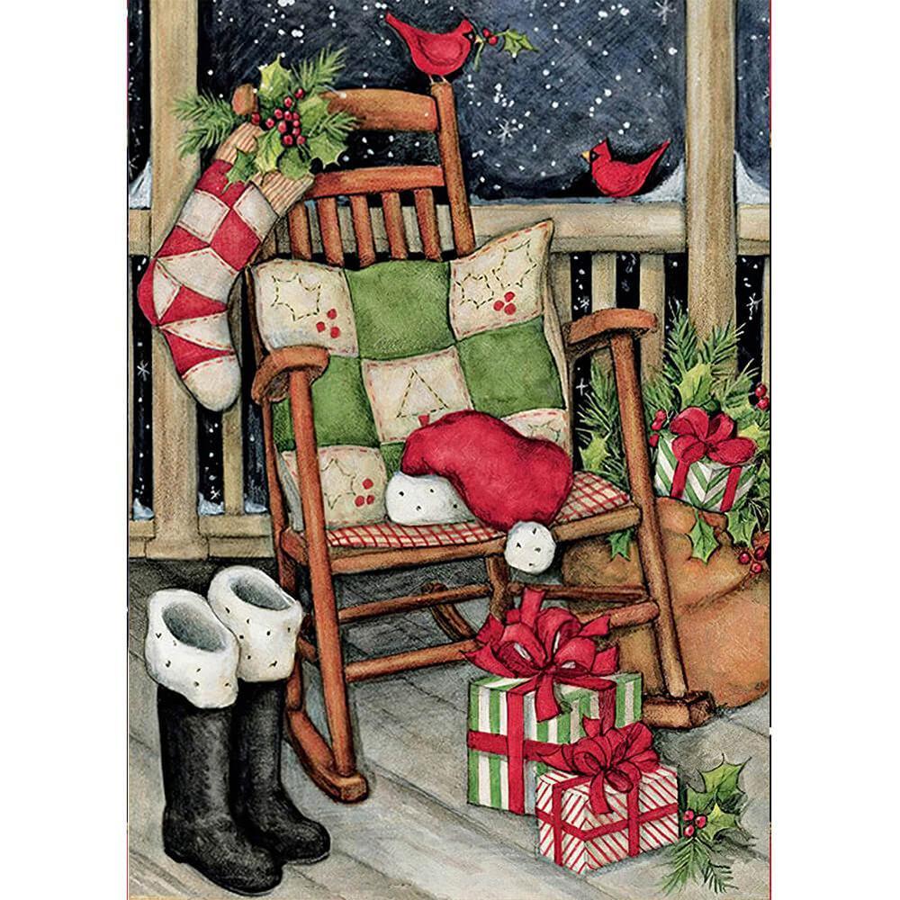 Free Christmas Sock - MyCraftsGfit - Free 5D Diamond Painting