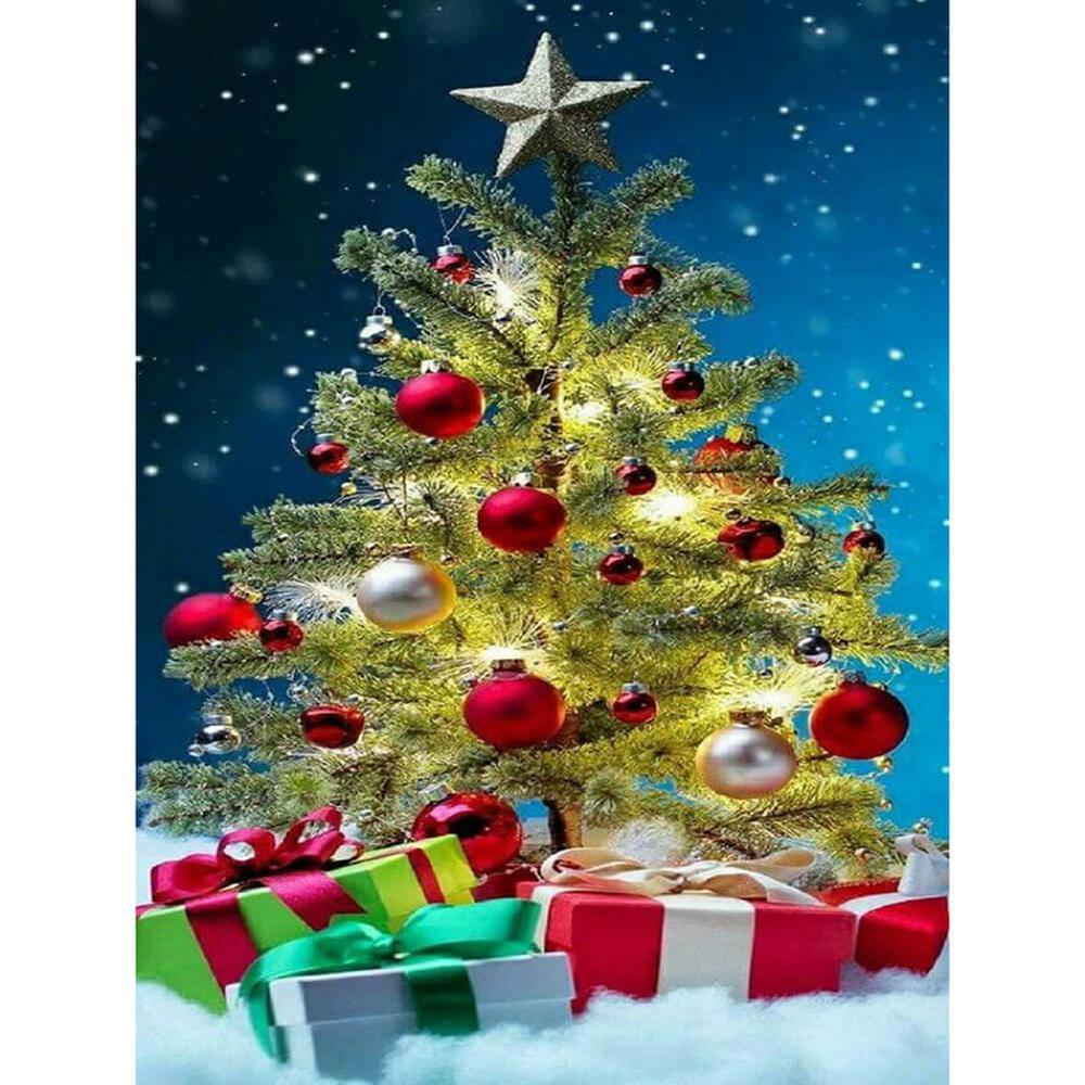 Free Christmas Tree - MyCraftsGfit - Free 5D Diamond Painting