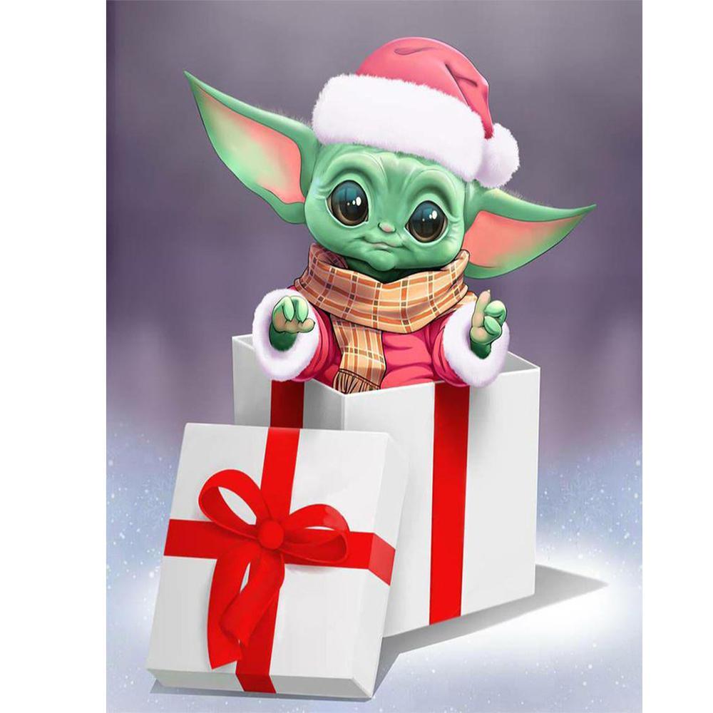 Christmas Yoda Free 5D Diamond Painting Kits MyCraftsGfit - Free 5D Diamond Painting mycraftsgift.com