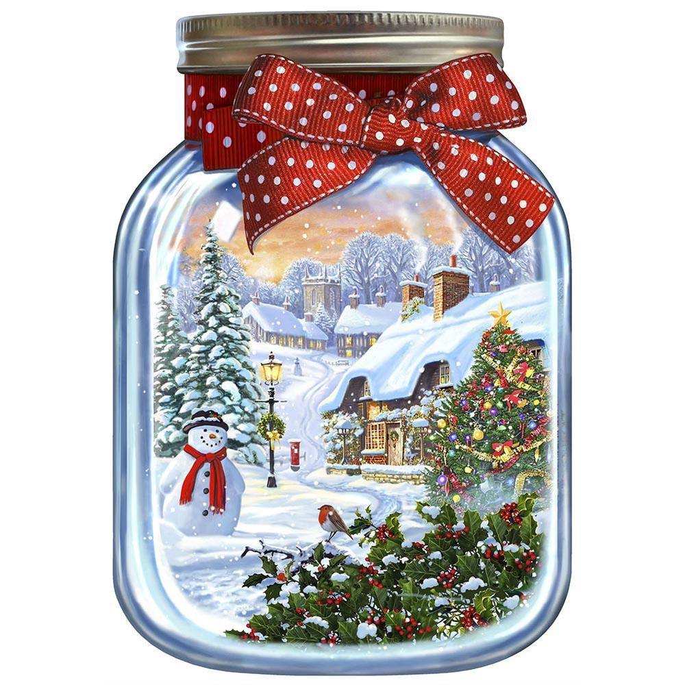 Free Christmas in the Bottle - MyCraftsGfit - Free 5D Diamond Painting