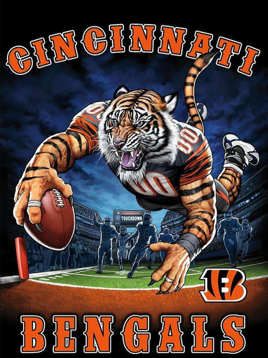 Cincinnati Bengals 5D Diamond Painting Kits MyCraftsGfit - Free 5D Diamond Painting mycraftsgift.com