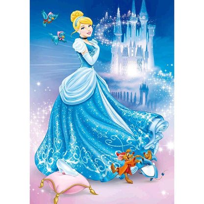 Free Cinderella Princess - MyCraftsGfit - Free 5D Diamond Painting