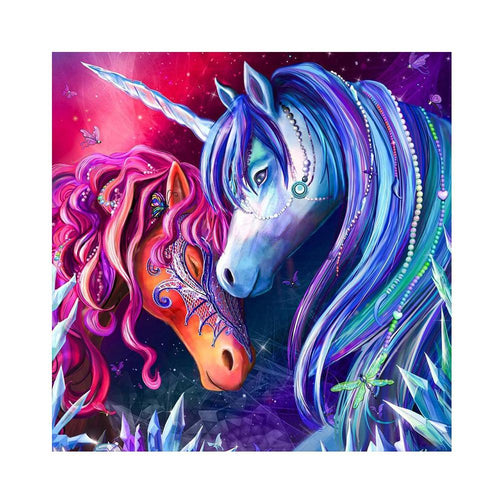 Color Horn Horse - MyCraftsGfit - Free 5D Diamond Painting