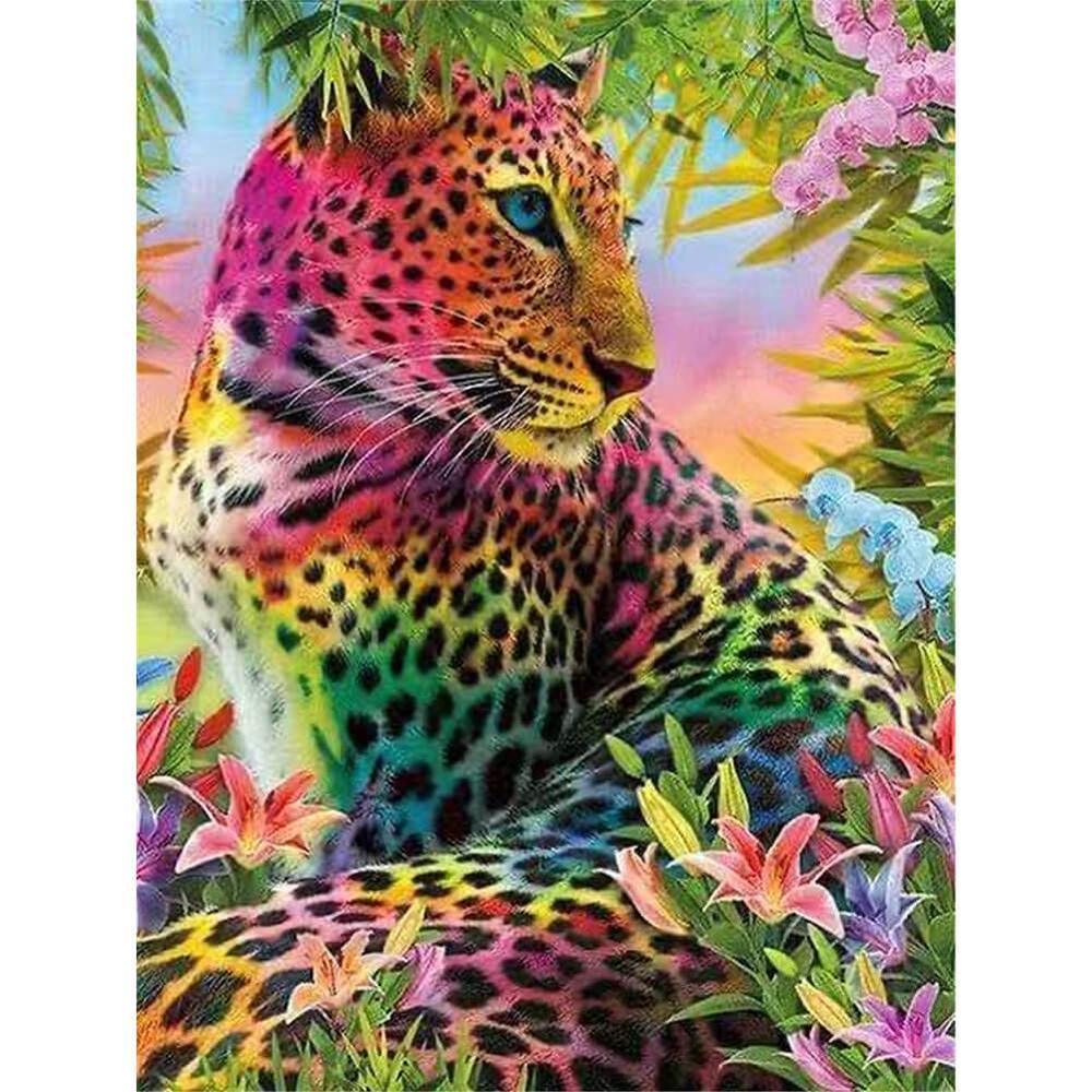 Free Color Panther Animal - MyCraftsGfit - Free 5D Diamond Painting