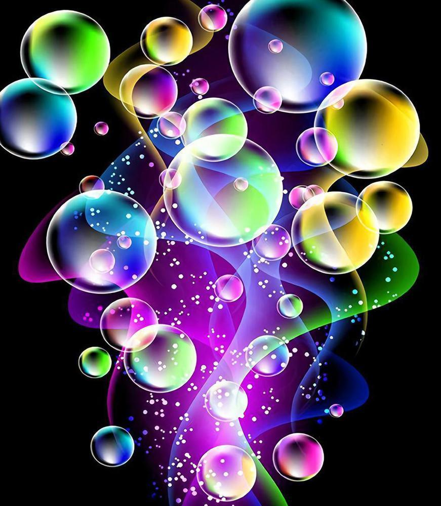 Free Colorful Bubbles - MyCraftsGfit - Free 5D Diamond Painting