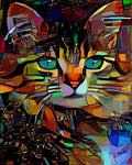 Colorful Cat Free 5D Diamond Painting Kits MyCraftsGfit - Free 5D Diamond Painting mycraftsgift.com