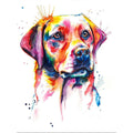Colorful Dog Free 5D Diamond Painting Kits MyCraftsGfit - Free 5D Diamond Painting mycraftsgift.com