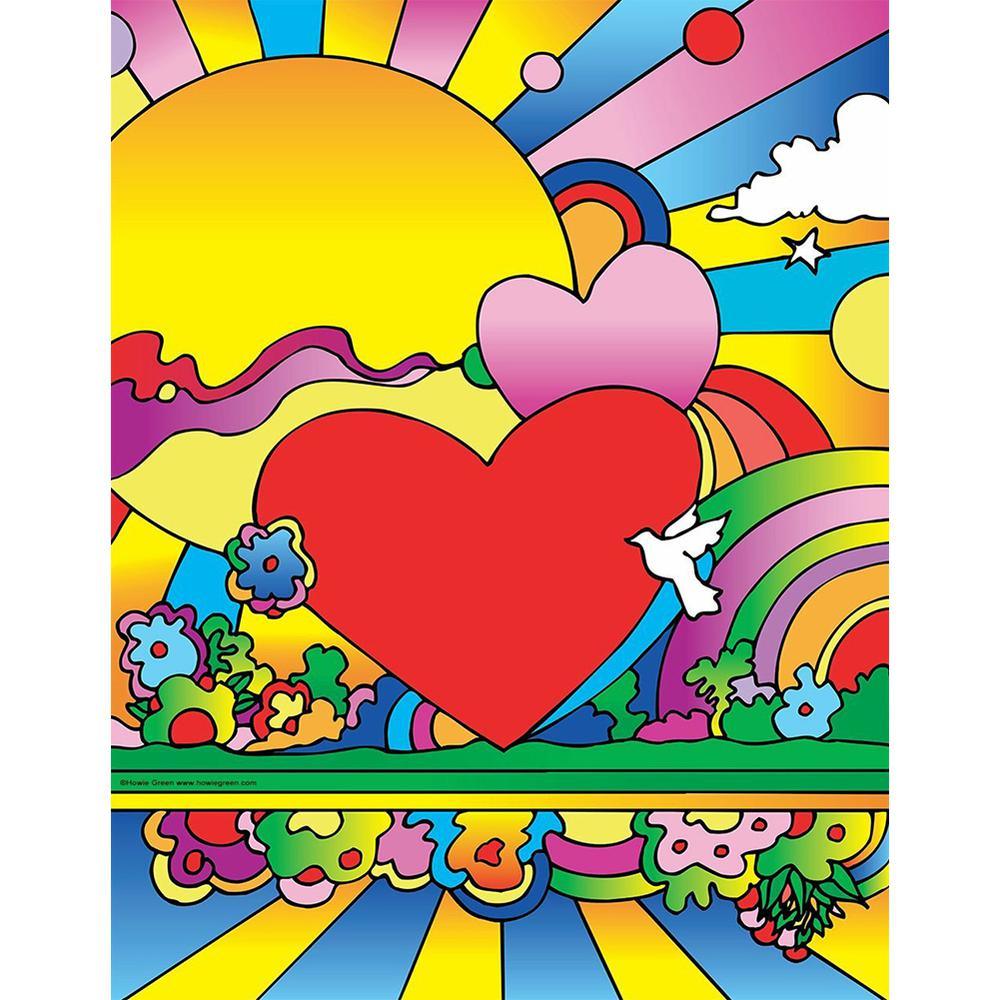 Colorful Heart - MyCraftsGfit - Free 5D Diamond Painting