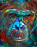 Colorful Orangutan Free 5D Diamond Painting Kits MyCraftsGfit - Free 5D Diamond Painting mycraftsgift.com