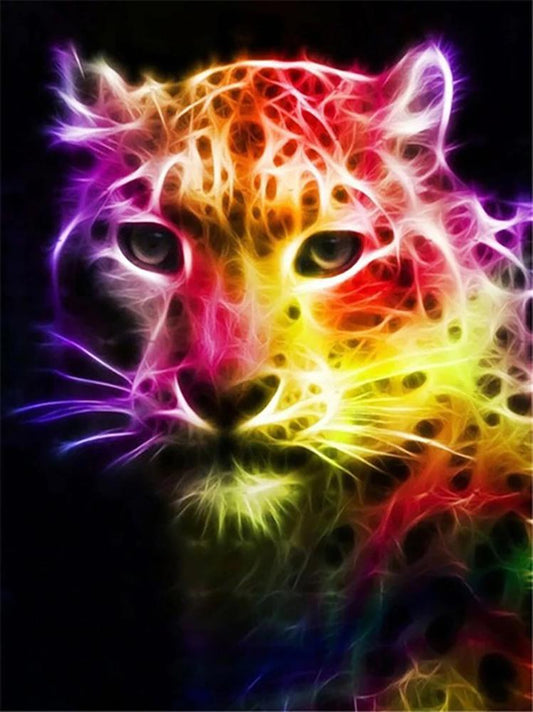 Free Colorful Tiger - MyCraftsGfit - Free 5D Diamond Painting