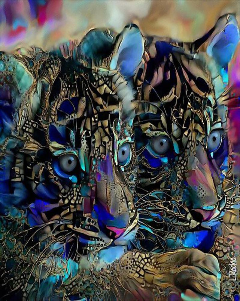 Free Colorful Tiger - MyCraftsGfit - Free 5D Diamond Painting