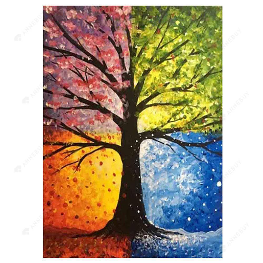 Colorful Tree Free 5D Diamond Painting Kits MyCraftsGfit - Free 5D Diamond Painting mycraftsgift.com